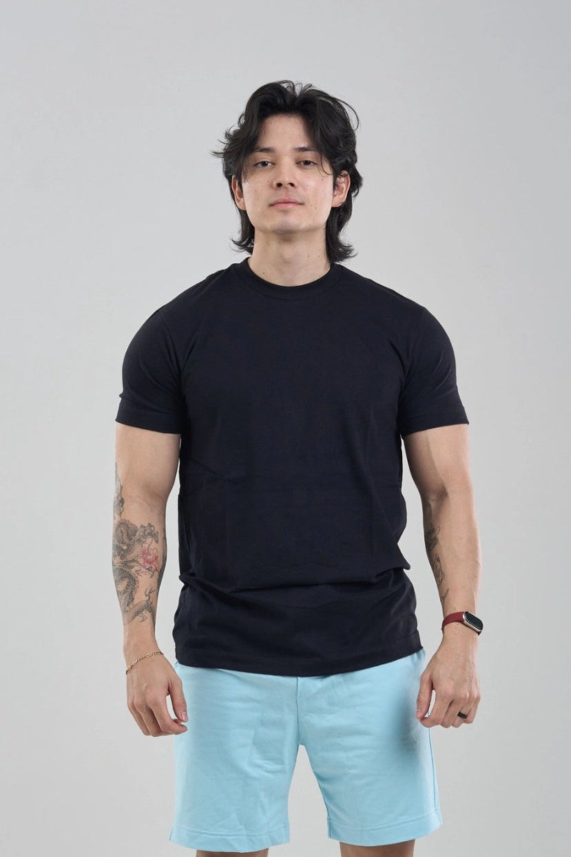 Camiseta Básica Essencial - Algodão Confort Jet