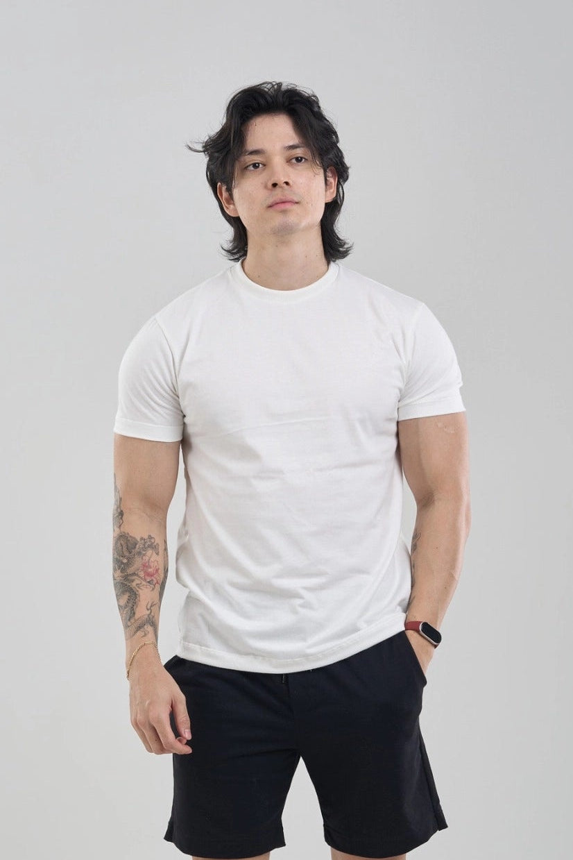 Camiseta Básica Essencial - Algodão Confort Jet