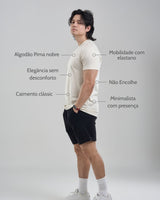 Camiseta Básica Sleek - Algodão Peruano